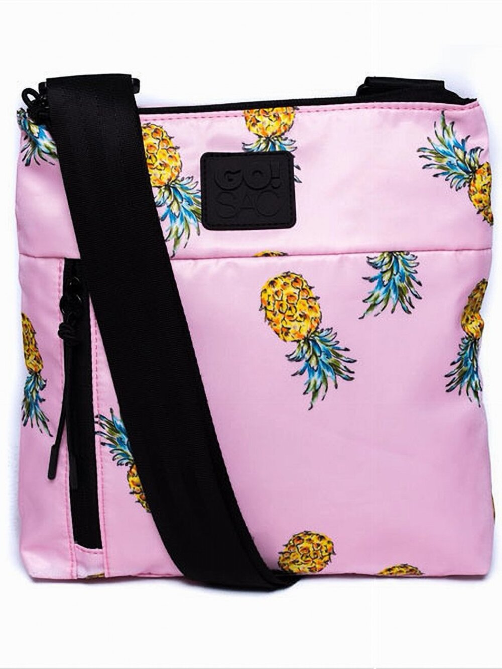 GO! SAC Original Crossbody Bag, NWT - Pink Pineapple Print